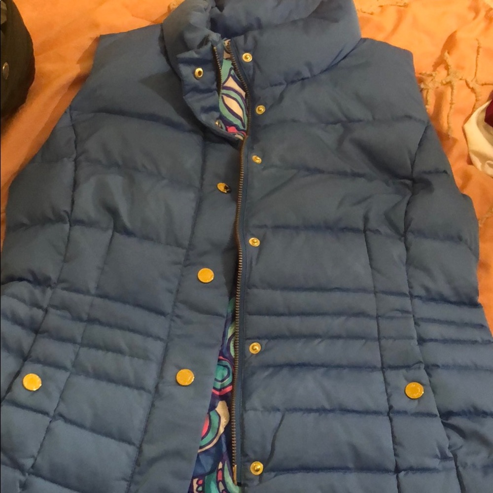 Lilly Pulitzer brand new “Ellyn puffer vest”